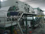 Thermal coating paper machine